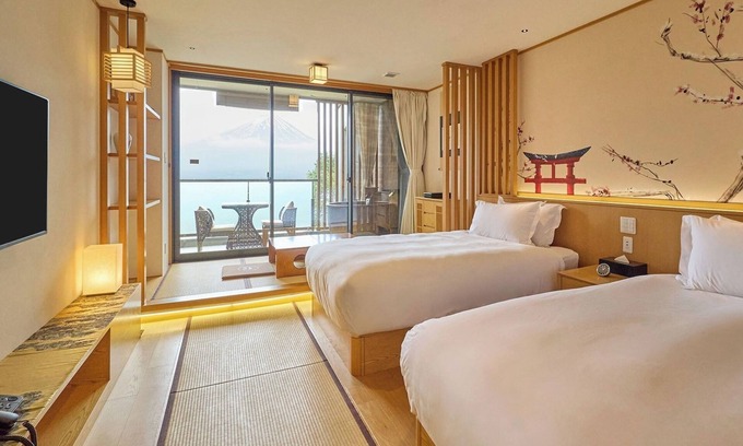Oishi Hotel | View of Mt Fuji Standard JapaneseWestern room Room only/Minamitsuru-gun Yamanashi