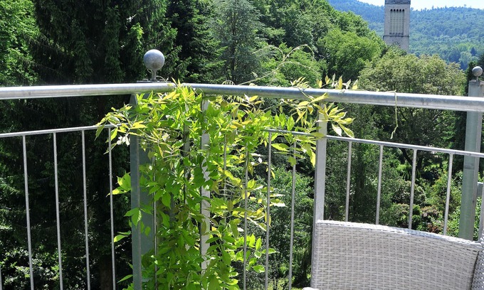 Balg Apartment | View to the green and central, balcony