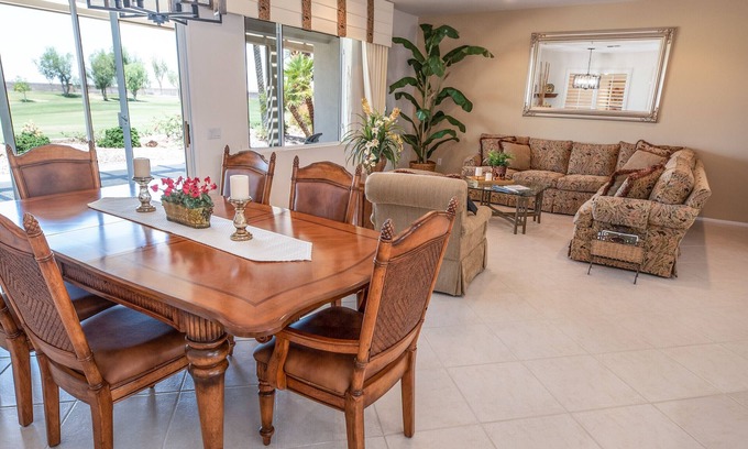 Desert Palms House | VIEWS ON GOLF! DREAM VACATION HOME SUN CITY PALM DESERT CA Golf, Pool, Gym