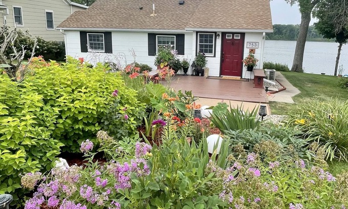 Sauk Centre House | Views! Peaceful, updated, and centrally-located waterfront retreat on Sauk Lake!