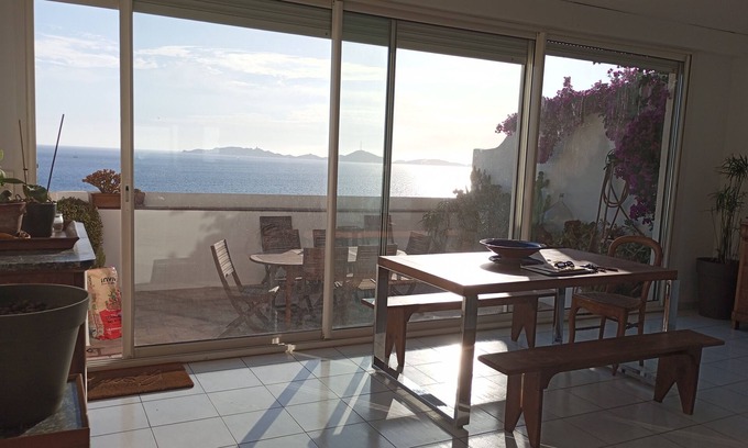 La Plage House | Viila Gyptis : Maison Avec vue Imprenable sur la mer à 2 pas de la Plage