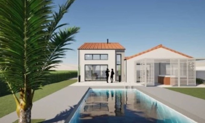 Saint-Vincent-sur-Jard Villa | Villa 10/12 p. SWIMMING POOL, SPA & PRIVATE SAUNA 2 kms from the beach, marshes, forests