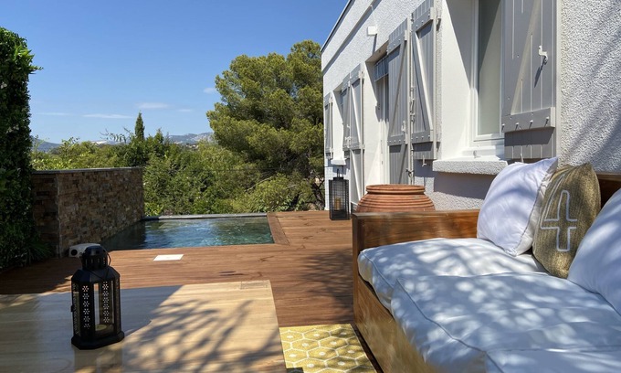Le Pradet House | Villa 4 PAX With seaview and small swimmingpol