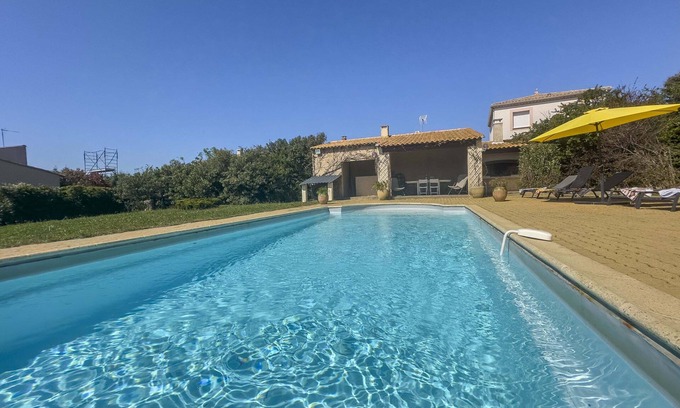 Bessan Villa | Villa 6p CLIM Big Swimming pool PRIVE salt Heated WIFI sea 8km