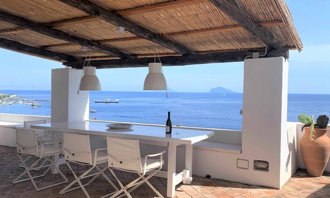 Santa Marina Salina House | Villa "A Madonnuzza" wonderful sea view terraces