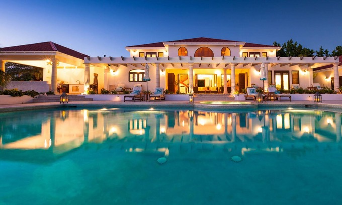 Blowing Point Villa | VILLA ALEGRIA: BEST VIEWS IN ANGUILLA & 60 SECONDS TO BEACH + POOL, JACUZZI, GYM