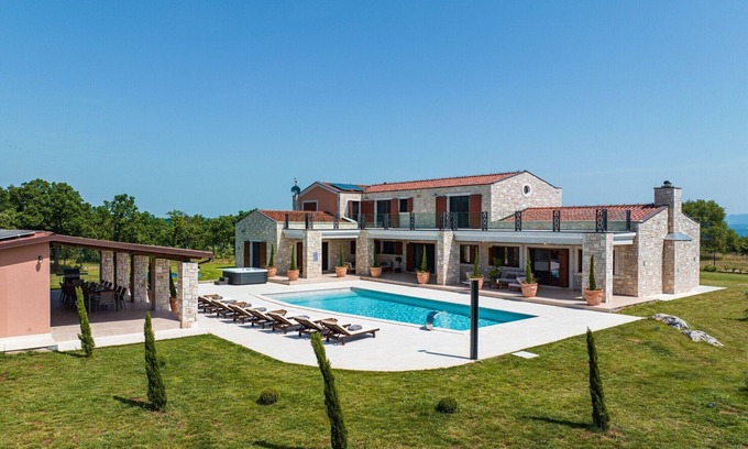 Hrboki Villa | Villa Antea with private pool. Istria, Hrboki.