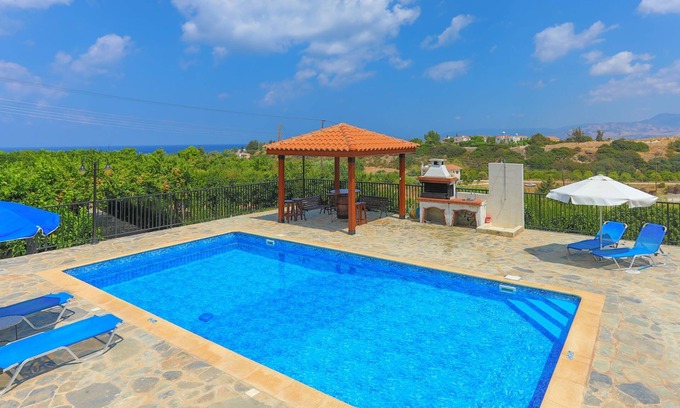Latchi Villa | Villa Aphrodite Latchi: Private pool, Sea views, A/C, WiFi