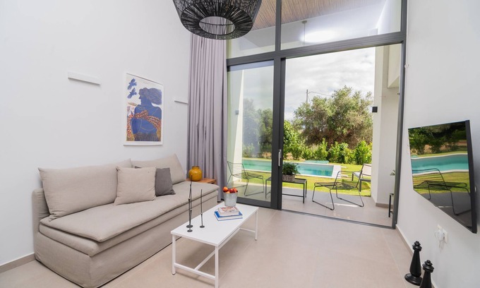 Ilida Villa | Villa Aphrodite with pool view