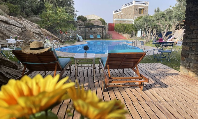 Kea Villa | Villa ATHENA - five bedroom villa with private pool - winery -barbecue - helipad