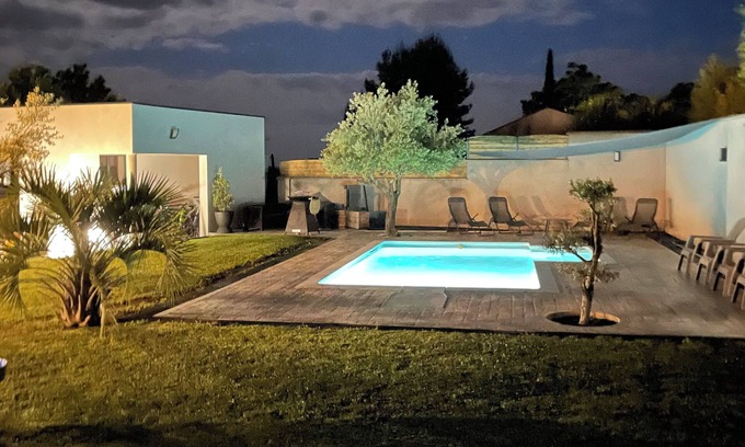 Lussas Villa | Villa Avec Piscine sud Ardèche