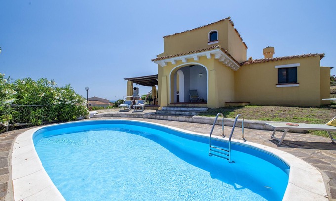 Punta De Su Turrione Villa | Villa "Azzurra" with Sea View, Pool and Garden