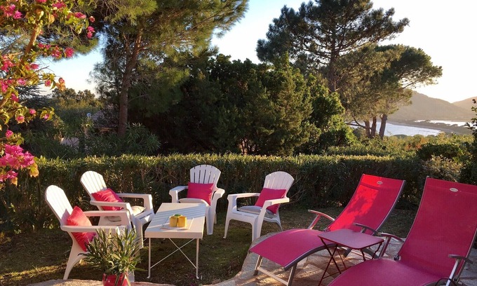 Santa Giulia Villa | VILLA BELLE VUE MER SANTA GIULIA 6 people, beach 600 meters PORTO VECCHIO
