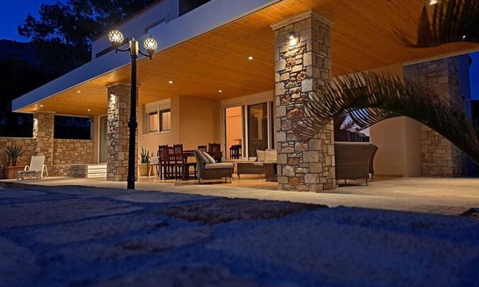 Pefkos Villa | Villa Cap Jano. Exclusive villa on a secluded beach with Infinity Pool