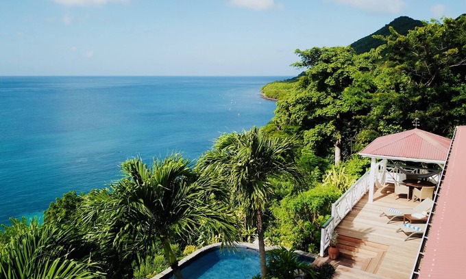Les Anses-d'Arlets Villa | Villa Cap Ouest - Private swimming pool and private sea access - Grande Anse