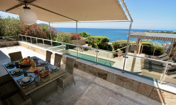 Tizzano Villa | Villa Caseddu sea view with swimming pool and private garden all comforts