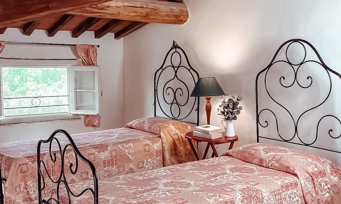 Stiava Apartment | Villa Cenami on hilltop - Alba apartment - big POOL with view near by seaside