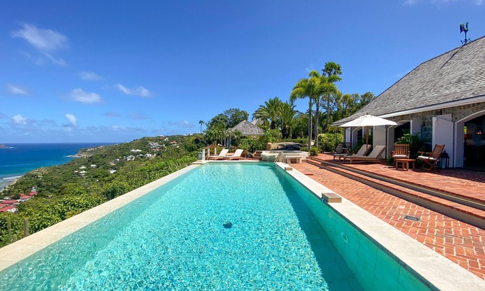 Anse de Lorient Villa | Villa Chanticleer | Ocean View - Located in Wonderful Lorient Beach with Private Pool