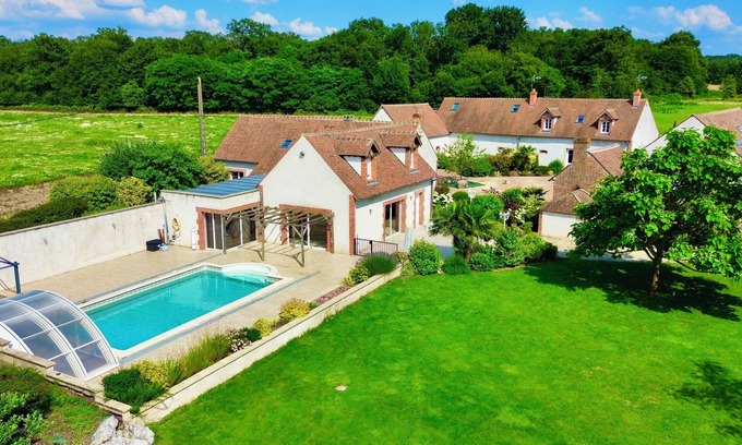 Les Bordes Villa | Villa des Rois (45) 45 pers-piscine-1h30 Paris
