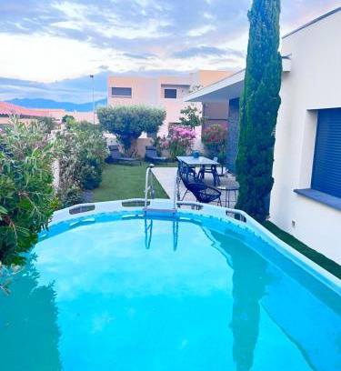 Villeneuve-de-la-Raho Villa | Villa Dolce Vida proche golf, lac, plage et Collioure