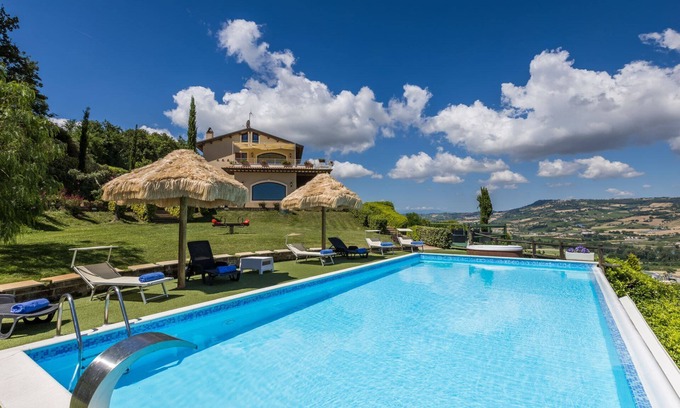Campofilone Villa | Villa Eden with panoramic pool and wonderful sea view, just 7 km from the beaches of Pedaso