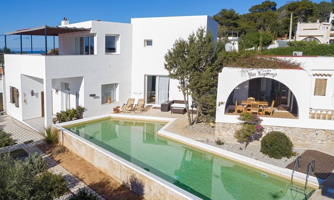 Cala Comte Villa | Villa Nubita with breathtaking views of the sea and Es Vedra