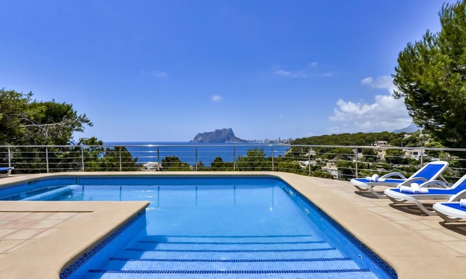 Benissa Coast Villa | villa for rent in Benissa ARC for 12, private pool and sea view