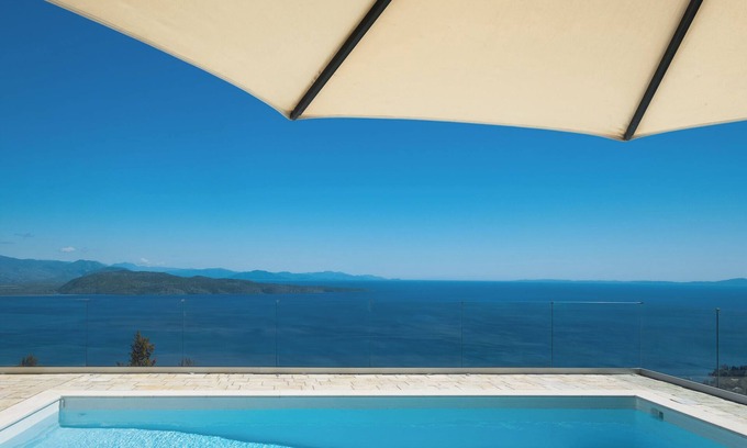 Petaleia Villa | Villa Genna ✿ Endless Views Over Kalami bay – Where the Sky Meets the Sea