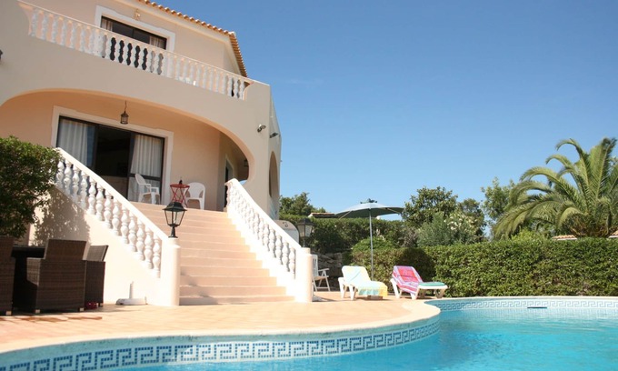 Parragil Villa | Villa in peaceful location, superb views, pool, garden, mini golf and ping pong