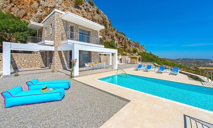 Afandou Villa | Villa in Rhodes with Infinity Pool