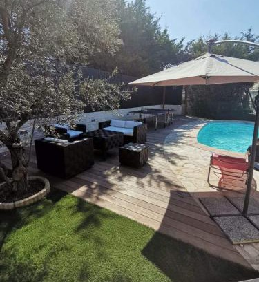 Le Cannet House | Villa Jasmin, bas de villa, à 10 min de Cannes, piscine privée