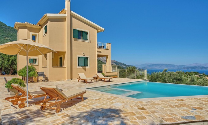 Spartylas Villa | Villa Kallisti - Sea View & Private Pool