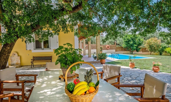 Neromilos Villa | Villa Kardaris, an elegant 3 bedroom villa with private pool in Zakynthos