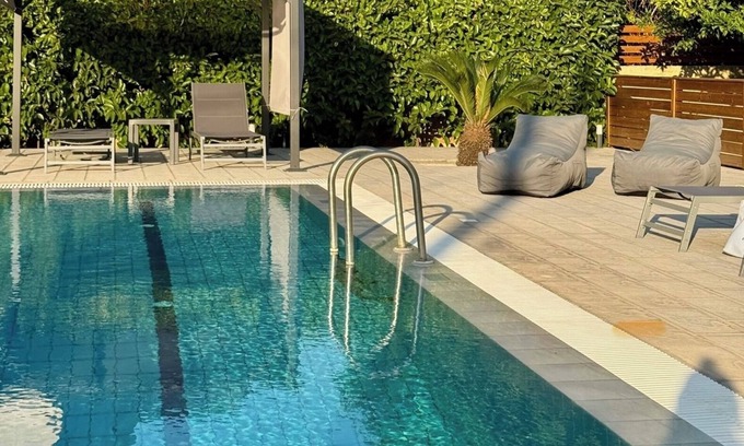 Ixia Villa | Villa Katrin - Exquisite villa with 60m2 private pool, parking and garden.