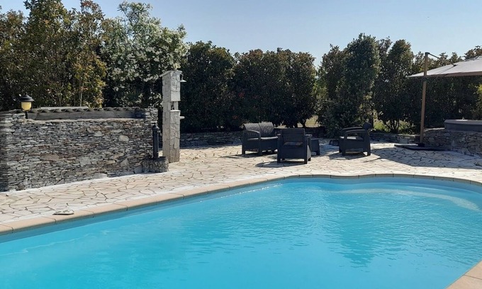 Casamozza Villa | Villa l'Alivu terrace and pool