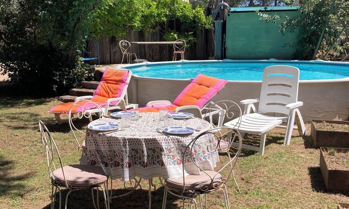 Villeneuve-les-Avignon Villa | Villa L'oasis : Calme et Verdure