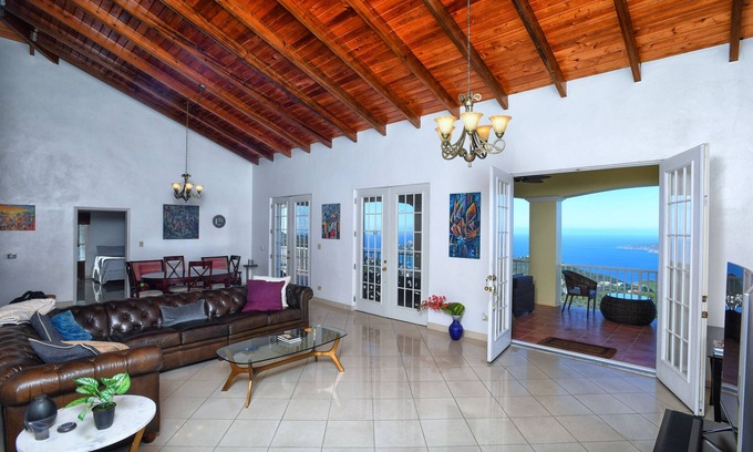 Rosendal Villa | Villa la Maison du Roi - Mountaintop Ocean Views