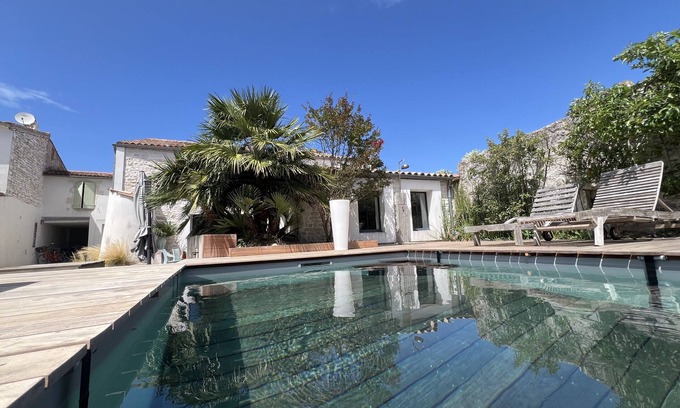 Le Bois-Plage-en-Re House | Villa La Part des Anges : bright villa with swimming pool for up to 8 people