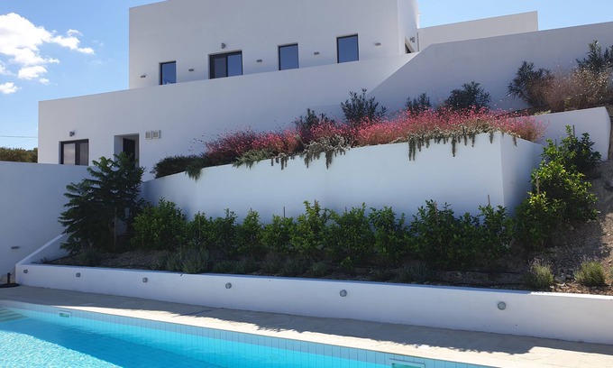 Pitsidia Villa | Villa Malo, fantastic sea views, pool heatable, 4000sqm plot, underfloor heating