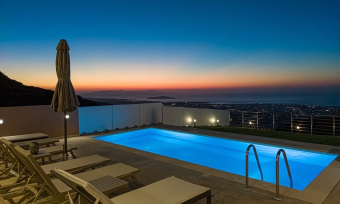 Katochori Villa | Villa Mari Chania with ecologic private pool and amazing view.