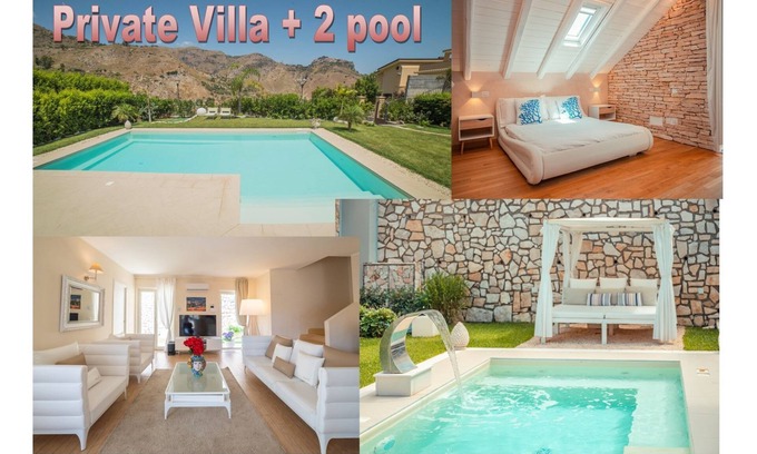Castelmola Apartment | Villa Mastrissa - Private design villa with 2 swimming pools and 4 rooms