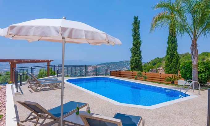Meladeia Villa | Villa Melisos: Holiday Villa To Rent, Pool, Views, WiFi, A/C, sleeps 8