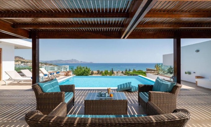 Vlicha Villa | Villa Milena with private pool, Vlicha beach Lindos