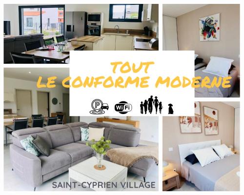 Saint-Cyprien Villa | Villa Moderne St Cyprien Village