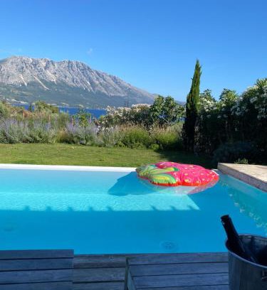 Pogonia Villa | Villa Mouria private villa just 200m from the sea
