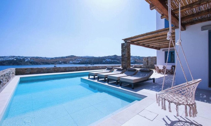 Kanalia Villa | Villa 'Myko Grand' with Sea View, Wi-Fi and Air Conditioning