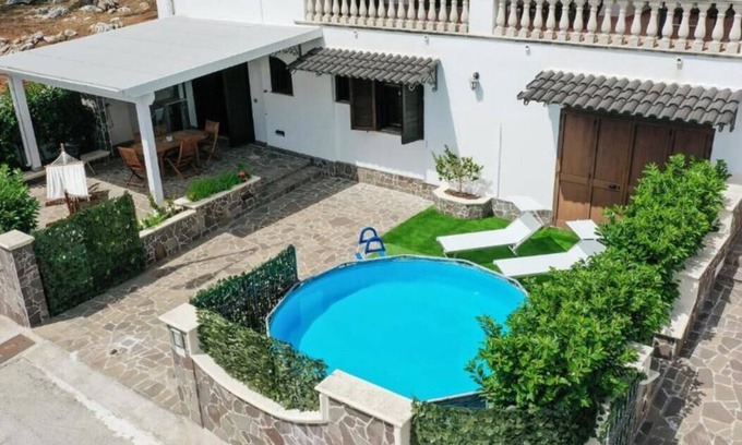 Marina di Andrano Villa | Villa Nicole Sea View swimming pool Castro Green Grotto Salento Leuca 5 min walk