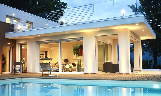 Massarosa Villa | Villa Olympia - Pool Sea View Mountains Lake Nature Sleeps 8 Air Con Wi-Fi