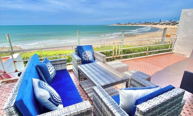 Sidi Bouzid Villa | Villa Paradise Beach - 5 bedrooms - Stunning Ocean View & Pool