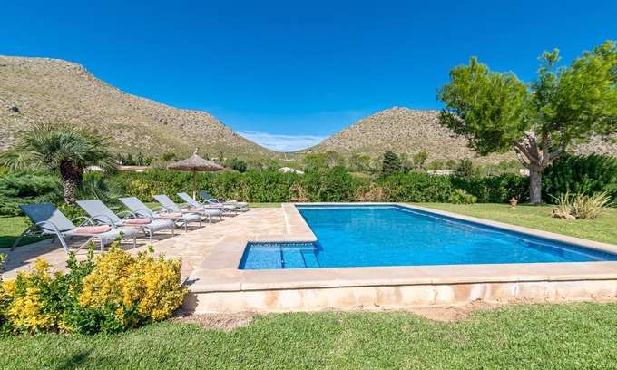 Les Palmeres Villa | Villa Pedra Vista, 3 bedrooms, BBQ, private swimming pool, Pollensa